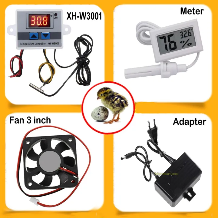 Temperature Controller Combo Pack for Egg Incubator