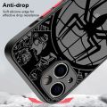 Marvel Spider Man Phone Case for Apple iPhone 15 SE 7 6S Plus XS X XR 13 Pro Max 12 Mini 8 14 Plus 11 13 Soft Funda Cover Outlier Aeuinv.