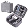 Travel Digital Storage Bag Portable Electronic Accessories Cable Organizer Bag Power Charger Pouch Zipper Box Case USB Cable Bag.