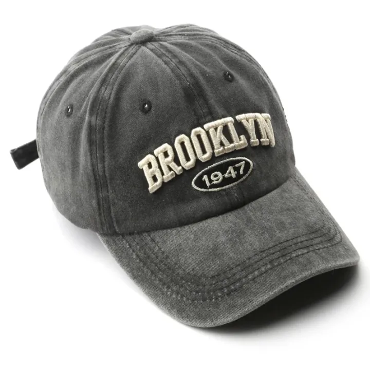 brooklyn%20Alphabet%20Baseball%20Cap%20Cowboy%20baseball%20cap%20-%20Image%202