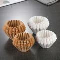 Coffee Accessories Cone Filter Paper Bowl Type Filter Cup Coffee Filter Paper Corrugated Origami Coffee Strainer.