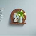 Wooden Round Hanging Shelf shelf Showpiece Shelf Wall Wall Rack Wall Shelves for Home Decor, Living Room Decor, Office Decor, Wall Decor.