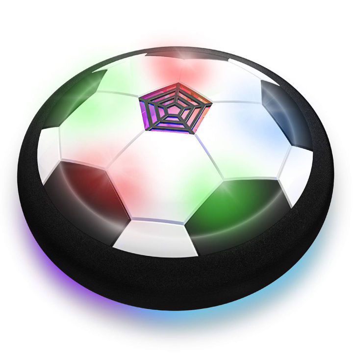 Sinwind Air Power Football – Ballon Flottant LED Rechargeable USB – 7 Pouces, Pare-chocs Doux – Jeu Intérieur/Extérieur – Cadeau 2-10 Ans