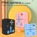 Mini Pocket Printer Camera Instant Print Portable Thermal Printing Machine Wireless BT Connection for Picture Label DIY Handcraft List Meno Notes Journal Receipt Paper Sticker Study Work Office Compatible with Android iOS. 