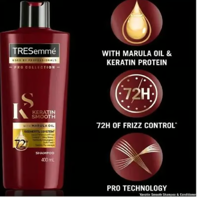 Tresemme%20Shampoo%20400ml%20Keratin%20Smooth%20With%20Marula%20Oil%20Shampoo%20-%20Image%203