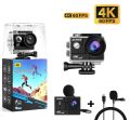 AUSEK Wifi 4K 60fps Ultra HD Waterproof Sports Action Camera With Extranal microphone. 