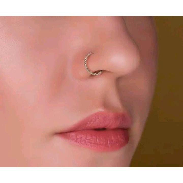 Spiral Nose Ring Fashion Jewelry Nolok Style Nose Stud for Piercing