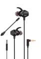 Earphones, Gm 008/009 Universal Wired Headphone With Microphone In-Ear For Gaming - Headphone - Headphone.