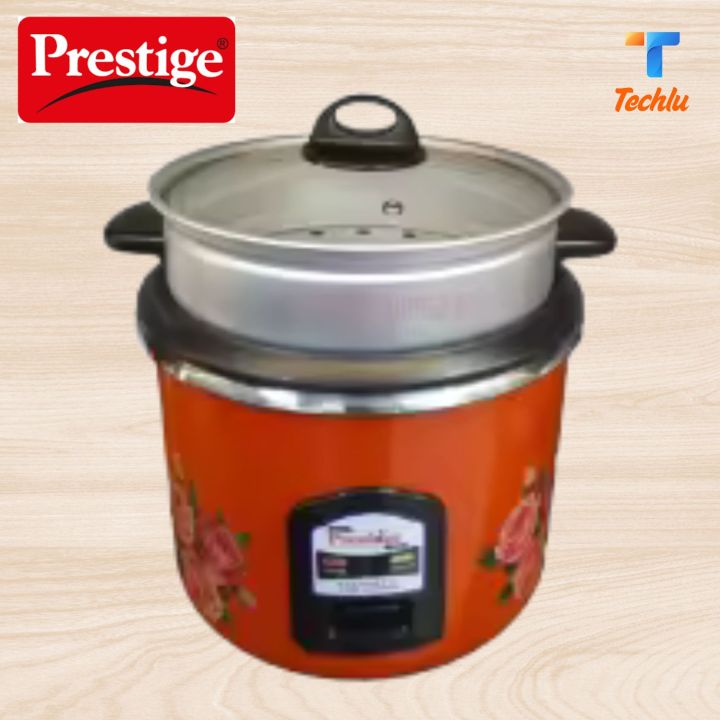 Prestidge Automatic Rice Cooker and Keep Warming Double Pot (SS Pot+non-stck pot) 1.8 Ltr.