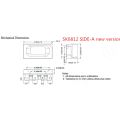 100Pcs SK6812 SIDE-A SK6812 IC in LED Chip Side Lighting SMD 4020 RGB for Strip Display Screen Individually Addressable. 
