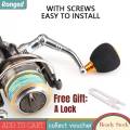DIY Fishing Reel Handle Knob W/ Fitting Repl ement Parts For Spinning Reels SP.