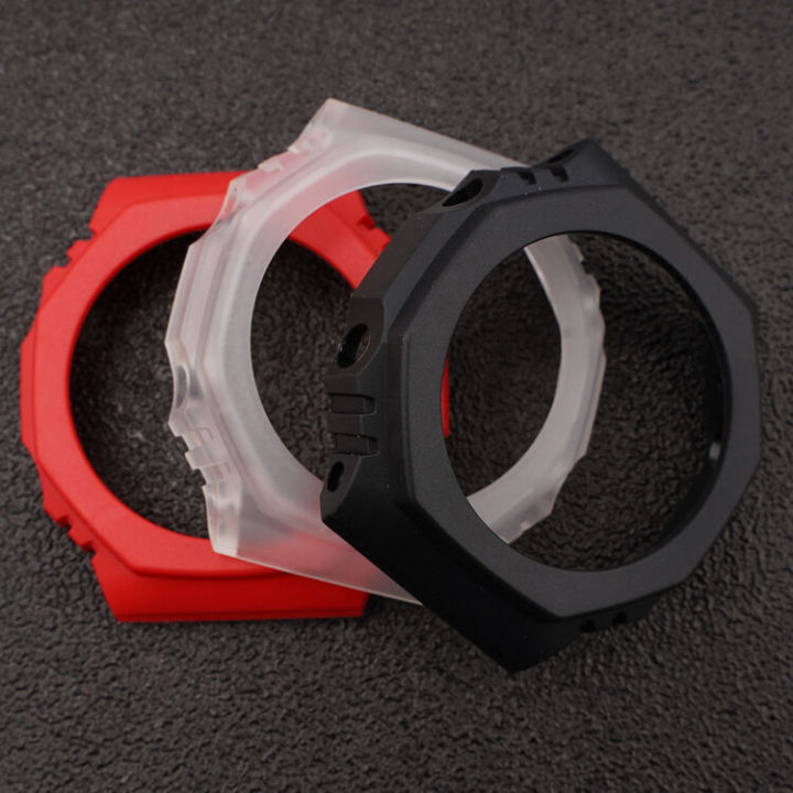 Modified%20accessories:%20Casio%20watch%20GA-2100%202110%20and%20case%20AP%20rural%20rubber%20resin%20quick%20release%20strap%20for%20men%20-%20Image%202