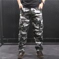 Men's  Pants Cotton  Cargo  Pants Multi cket  Hop Joggers Streetwear Overalls   Trousers 44. 