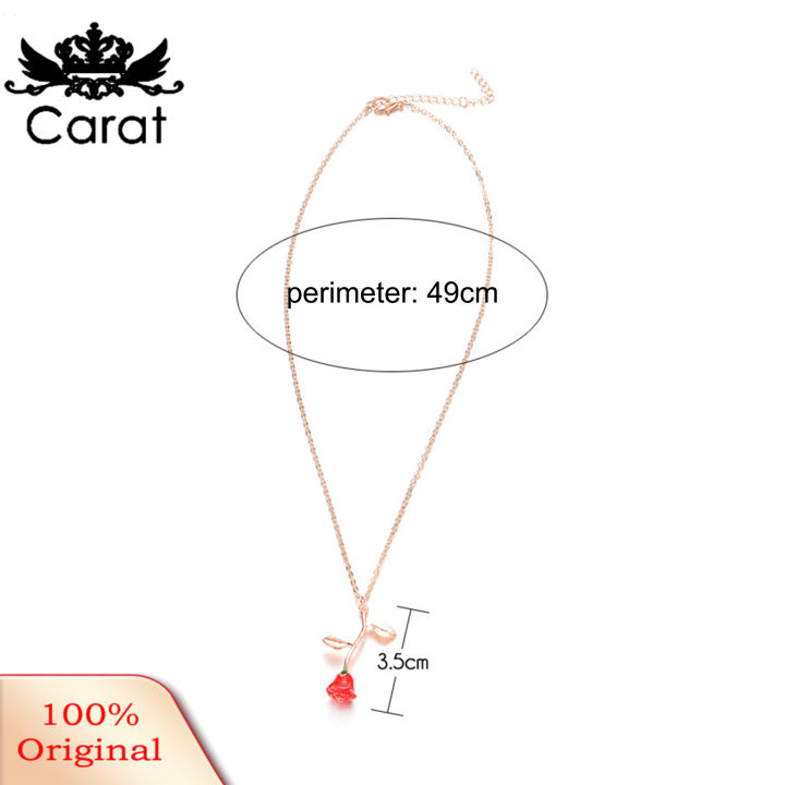Women%20Elegant%20Rose%20Flower%20Pendant%20Chain%20Necklace%20Jewelry%20Valentines%20Day%20Gift%20-%20Image%205