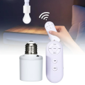 Wireless Lamp Holder with Remote Control – E27 Screw Socket. 