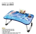 " Multi-function and Removable Stand Folding Computer Laptop Desk Small Bed Desk Simple Dormitory Lazy Table Bed with Laptop Table with Holder Slot Portable Table Stand for Laptop.