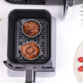 1pc Air Fryer Egg Pan Scrambled Egg Cooker Silicone Egg Poacher Heat Resistant Poached Maker Air Fryer Cake Mold Kitchen Tool.