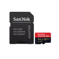 SanDisk 64GB 170MB/s Extreme Pro UHS-I 4k Professional Micro SDXC Memory Card with SD Adapter. 