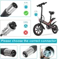 36V 2A Charger for Razor MX500 MX650,GT GT750, Izip I600 I750 I1000 Mongoose M750 Electric Scooter with 3-Pin Male XLR Connector. 