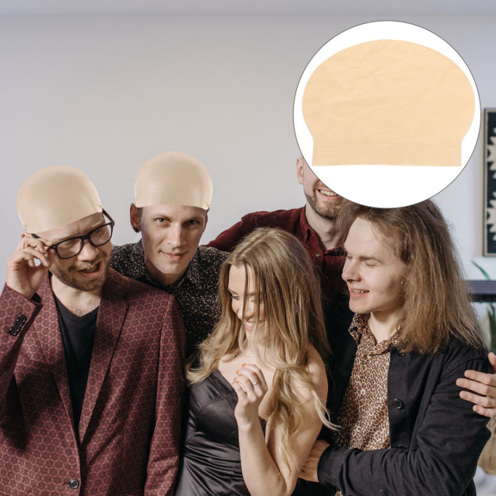 Loesywig%20Latex%20Bald%20Head%20Cover%20Cap%20s%20Skull%20Wig%20Hat%20Halloween%20Costumes%20Kids%20Cosmetic%20Hair%20Men%20Caps%20-%20Image%205
