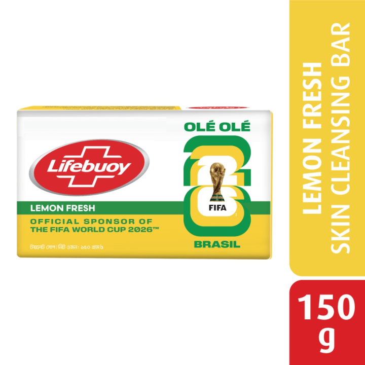 Lifebuoy Skin Cleansing Soap Bar Lemon Fresh 150g