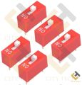 3Pcs 1 Position DIP Switch 2.54mm Pitch Horizontal DIP Switch One Single Positions Piano Type Dial DIP Slide Switch For Electronics Circuit PCB. 