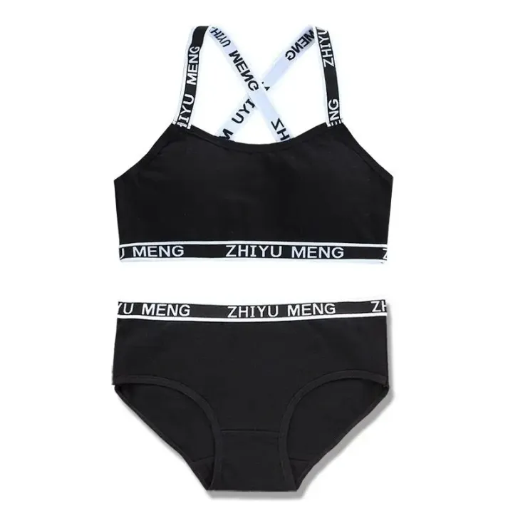 Girls%20Panty%20Sets%20Teenage%20Cotton%20Padded%20Training%20Bra+Panties%20Kids%20Sports%20Underwears%208-14Year%20-%20Image%203