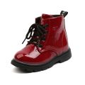 2020 Autumn Winter 1-6 Old Years Girls Boots Shoes Pu Leather Boys And Kids Casual Boots Rubber Sole Zipper Children's Boots. 