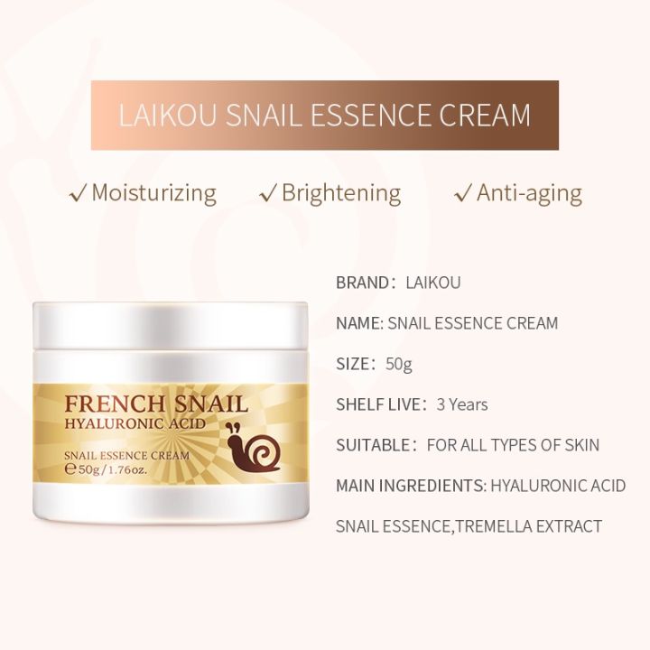 Laikou%20Snail%20Hyaluronic%20Acid%20Moisturizer%20Cream%2050gm%20-%20Image%203
