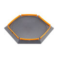Battle Gyro Disc Stadium Battle Training Ground For Gyro Fighting Portable Hexagon Round Spinning Top Disc.