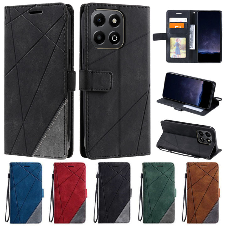 For Honor X7C Case on For Coque Honor X7C Cover Luxury Flip Wallet Leather Case sFor Fundas HonorX7c X 7C ALT-LX2 Phone Cases
