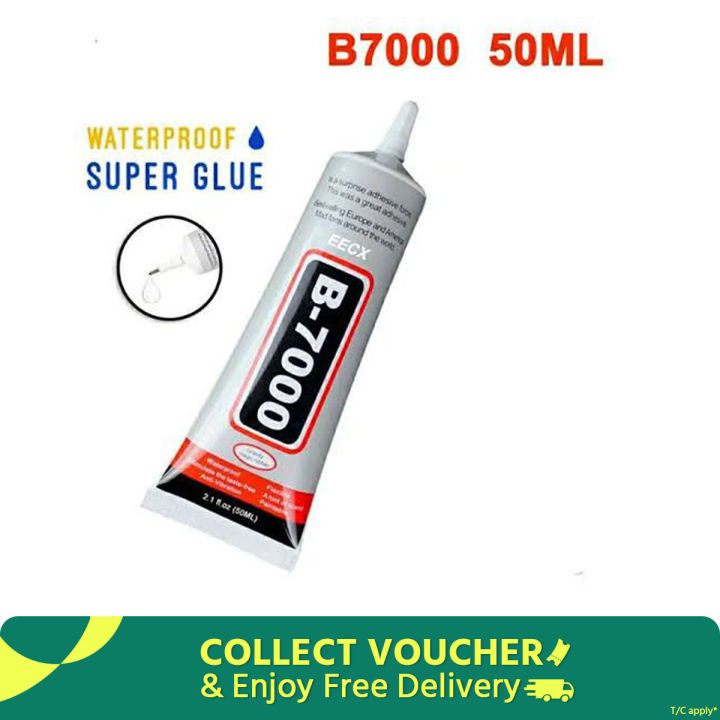 Multi Purpose B-7000/6000 Clear Adhesive Sealant Glue for DIY Diam asond Shoes Paste Jewelry Crafts Silicone Sealant Glue Thermopaste LCD Screen Replace 50ml