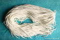 1 pair Premium Quality WHITE-Colored Laces for Sneakers and Other Footwear.