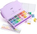 HIMI Twin Cup Jelly Gouache Paint Set, 36  And 48 Colors 12g, Paint for Canvas and Paper, Art Supplies for Professionals. 