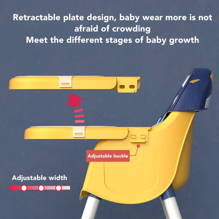 Baby%20Folding%20High%20Chair%20Height%20Adjustable%20Safety%20Harness%20Baby%20Dining%20Highchair%20for%20Infant%20-%20Image%208