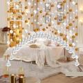 (New)Interior Decoration parkling Crytal Bead Curtain for Living Room Bedroom Window Wedding Decor Luxury By Curtain Clothing tore Decor. 