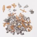 30Pcs Mixed Vintage Metal  Charms Beads- DIY Bracelet Pendant Neacklace Accessories For Jewelry Making. 