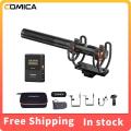 COMICA VM30 2.4G Super Cardioid Condenser Wireless Shotgun Microphone for Smartphone,Camera, Computer.