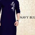 New Stylish Special Panjabi for Men - Navy Blue. 