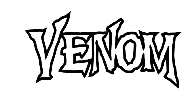 Venom logo Sticker for bike