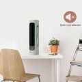 Desktop Tower Fan 1200mAh Bladeless Desktop Air Conditioning Fan Portable Mute 3-speed Fans Air Cooler for Living Room Bedroom.