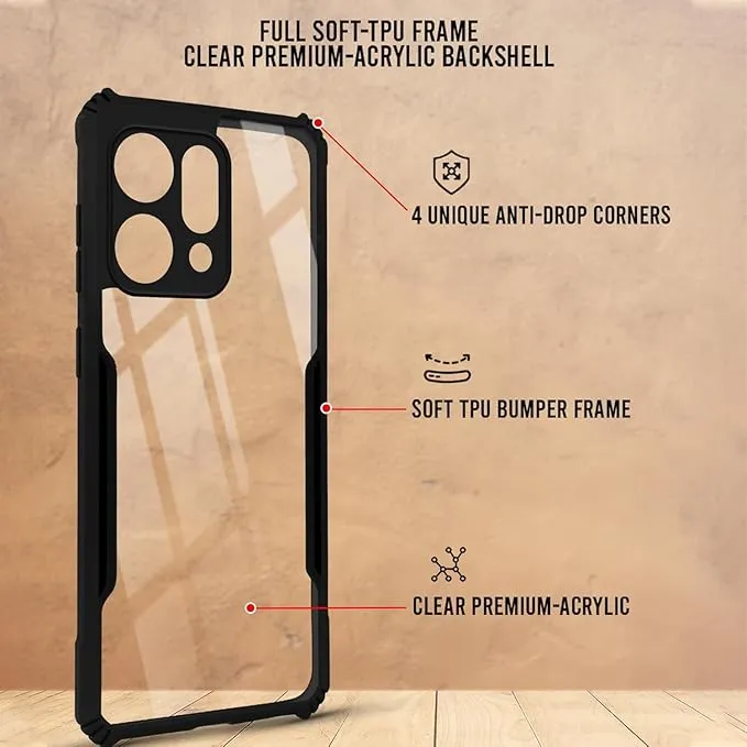 OPPO%20RENO%2014%205G%20Protective%20Black%20Border%20Crystal%20Clear%20Xundd%20Mobile%20Back%20Case%20Cover%20-%20Image%204