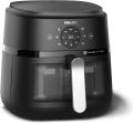 Philips NA231/00 Airfryer 2000 Series - 6.2L Capacity, RapidAir Technology, Up to 90% Less Fat, 13-in-1 Cooking, Touchscreen, Cooking Window.