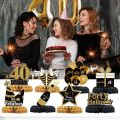 Happy 40th Birthday Backdrop Background Banner For Man Woman Balloon Door Curtain 40 Years Anniversary 40 Birthday Party Decor. 