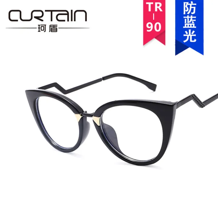 European%20and%20American%20cat%20eye%20flat%20lens%20TR90%20anti%20blue%20light%20ins%20personalized%202022%20new%20large%20frame%20eyeglass%20frame%20concave%20design%20for%20women%20-%20Image%205