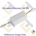 5Pcs Wirewound 5W 100K Ohm Ceramic Cement High Power Wirewound Resistor 100K Ohm 5 Watt Wire Wound Axial Lead Fixed Cement Resistor 5% Tolerance. 