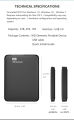 Western Digital OEM Element Portable External Hard Drive WD 320GB 500GB 1TB 2TB HDD USB 3.0 Suitable For Desktop Laptops. 