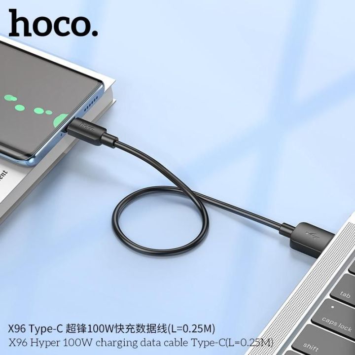 HOCO%20X96%20PD20W%20USB%20Type-C%20to%20Lightning%20cable%200.25m%20-%20(black)%20-%20Image%202