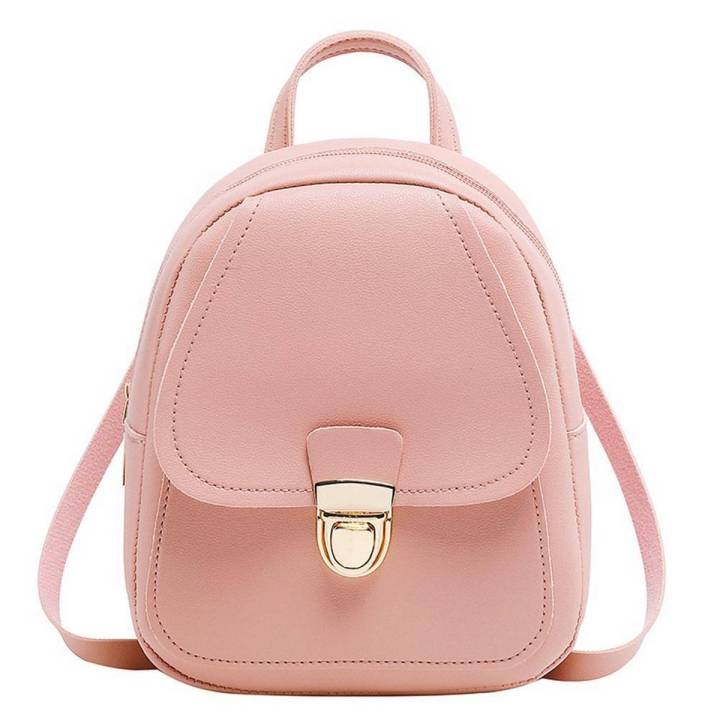 Fashion Women Mini Backpack PU Leather Girl Schoolbags Travel