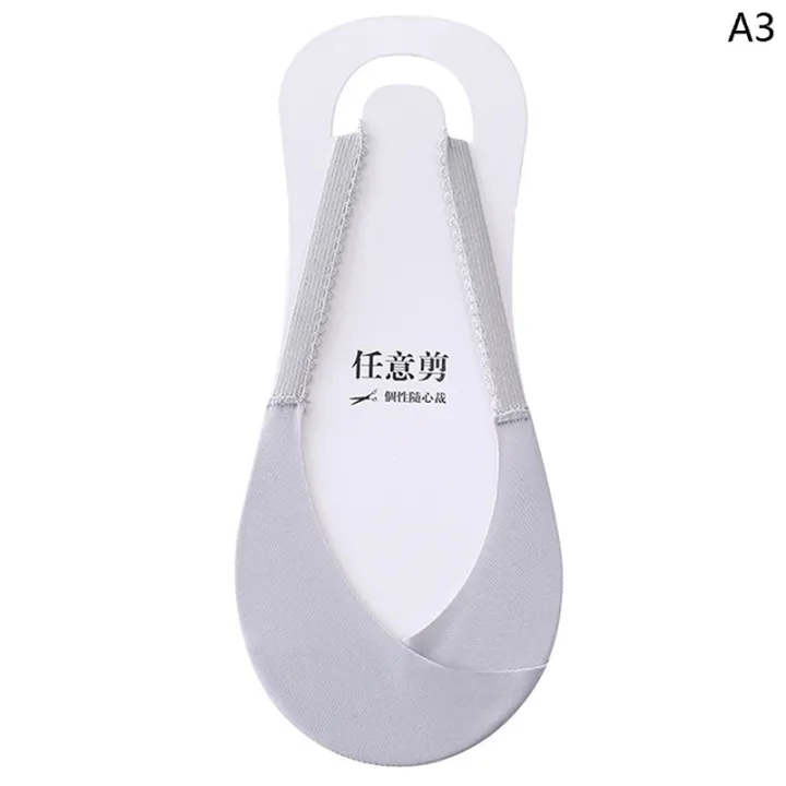 Socks%20Female%20Ice%20Silk%20Summer%20Thin%20Invisible%20High%20Heels%20Front%20Half%20Palm%20Japanese%20-%20Image%204